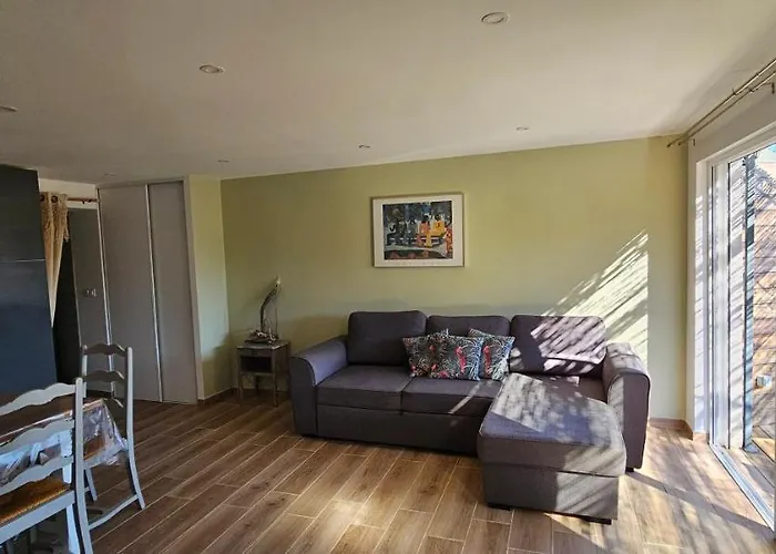 Mini T3 Climatisee, Vue Mer, Cosy & Moderne וילה אולמטו